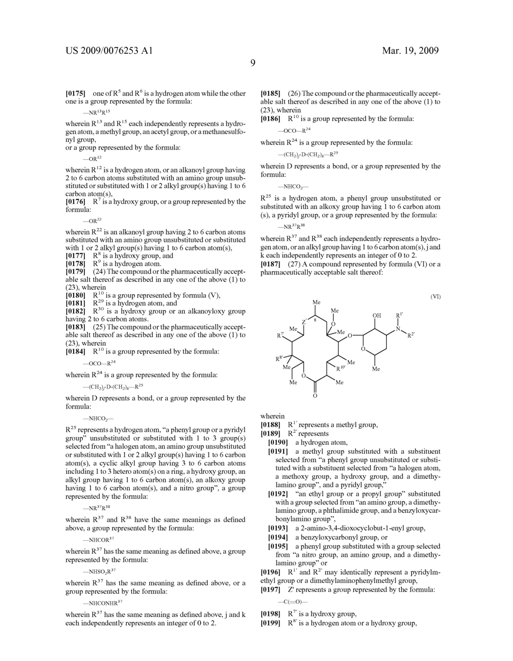 MACROLIDE DERIVATIVES - diagram, schematic, and image 10