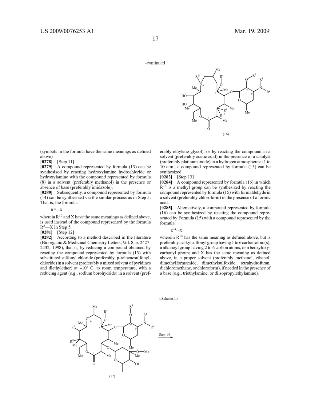 MACROLIDE DERIVATIVES - diagram, schematic, and image 18