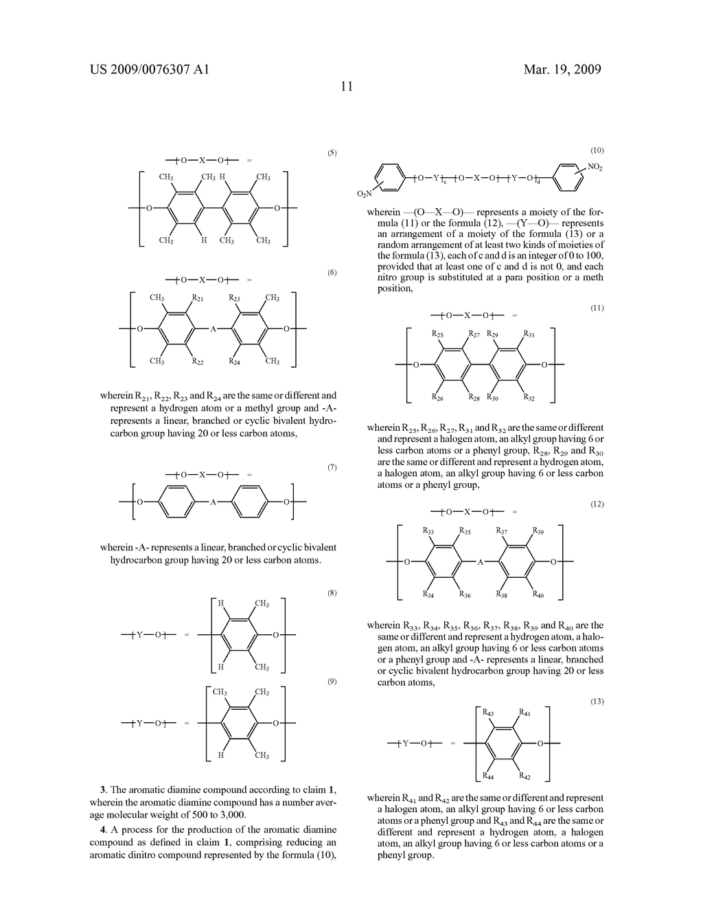 Aromatic diamine compound and aromatic dinitro compound - diagram, schematic, and image 18