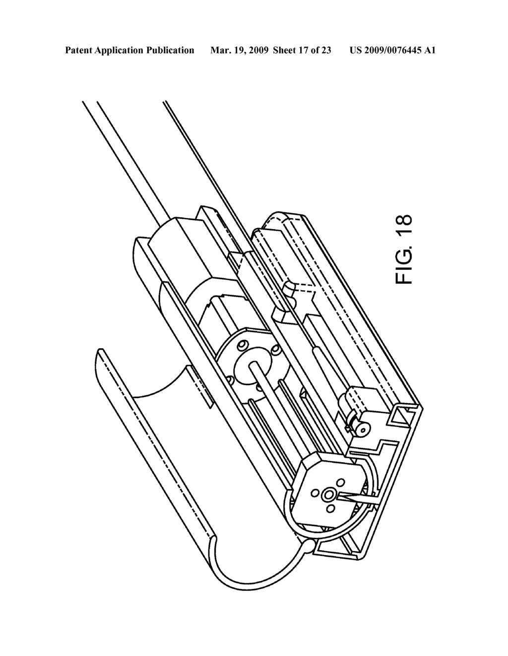 Sterile catheter pullback mechanism assemblies - diagram, schematic, and image 18