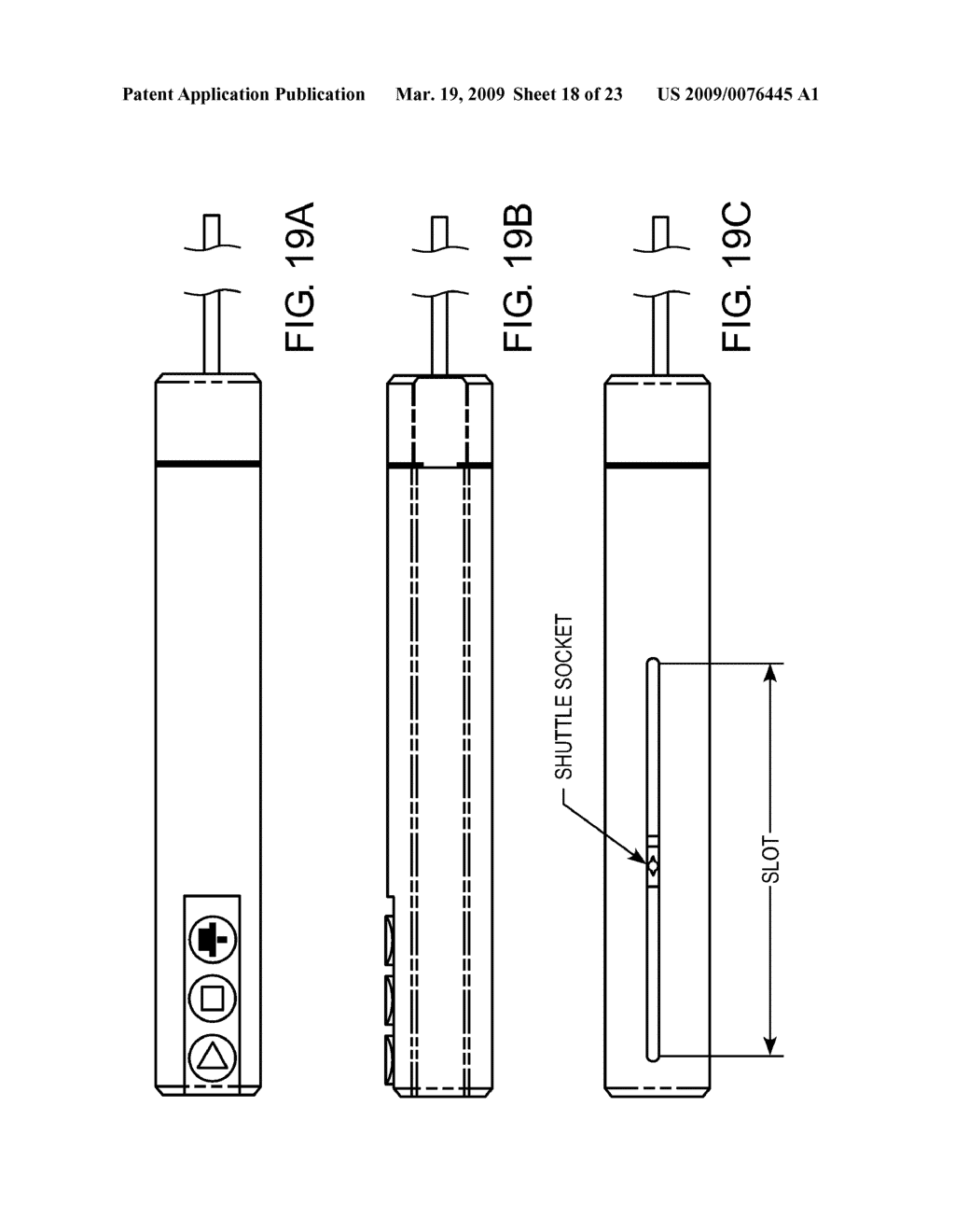 Sterile catheter pullback mechanism assemblies - diagram, schematic, and image 19