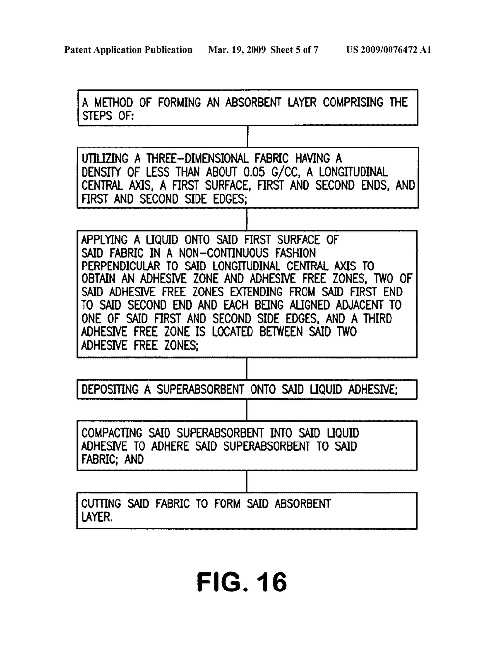 Absorbent layer, structure and article along with a method of forming the same - diagram, schematic, and image 06