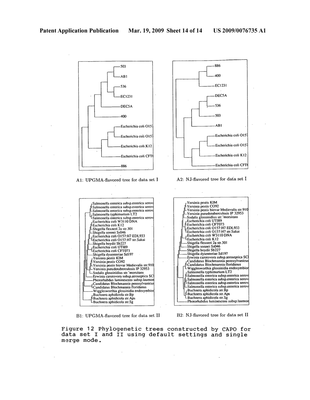 Method, system and software arrangement for comparative analysis and phylogeny with whole-genome optical maps - diagram, schematic, and image 15