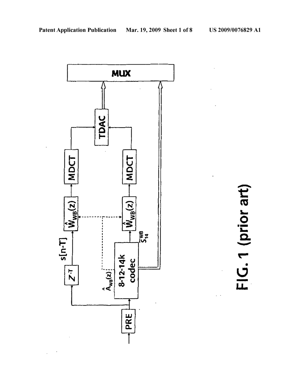 Device for Perceptual Weighting in Audio Encoding/Decoding - diagram, schematic, and image 02