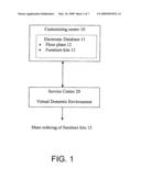 Method and system of marketing and mass producing customized kitchen furniture diagram and image