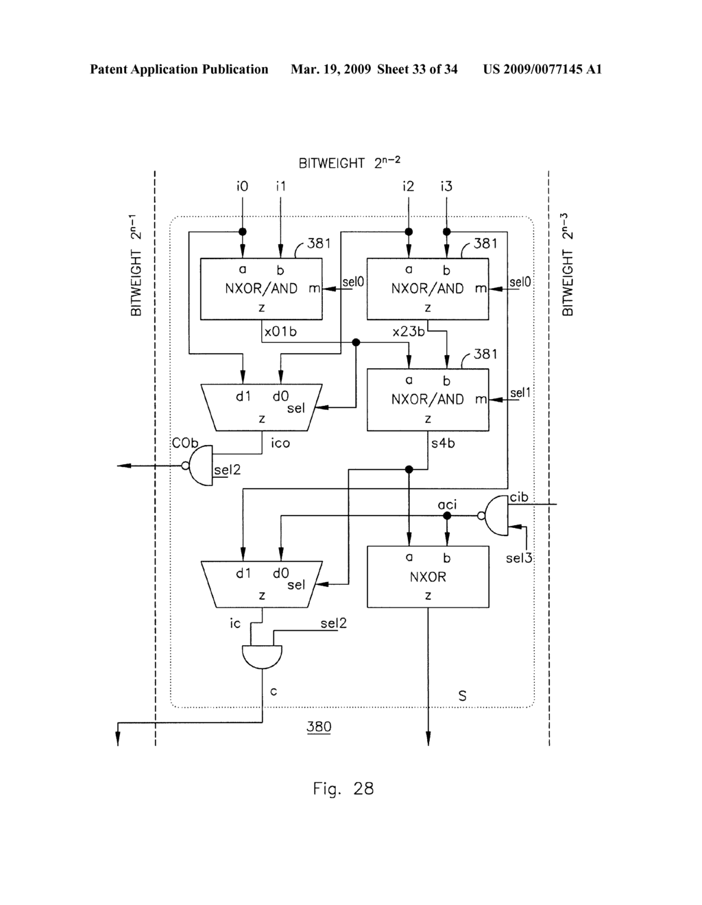 Reconfigurable arithmetic unit - diagram, schematic, and image 34