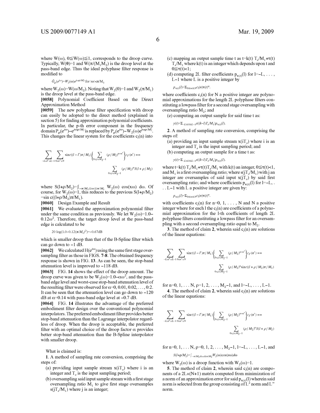 ASYNCHRONOUS SAMPLING RATE CONVERSION - diagram, schematic, and image 13