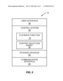 SYSTEM AND METHOD FOR PROVIDING MEDIA CONTENT SELECTIONS diagram and image