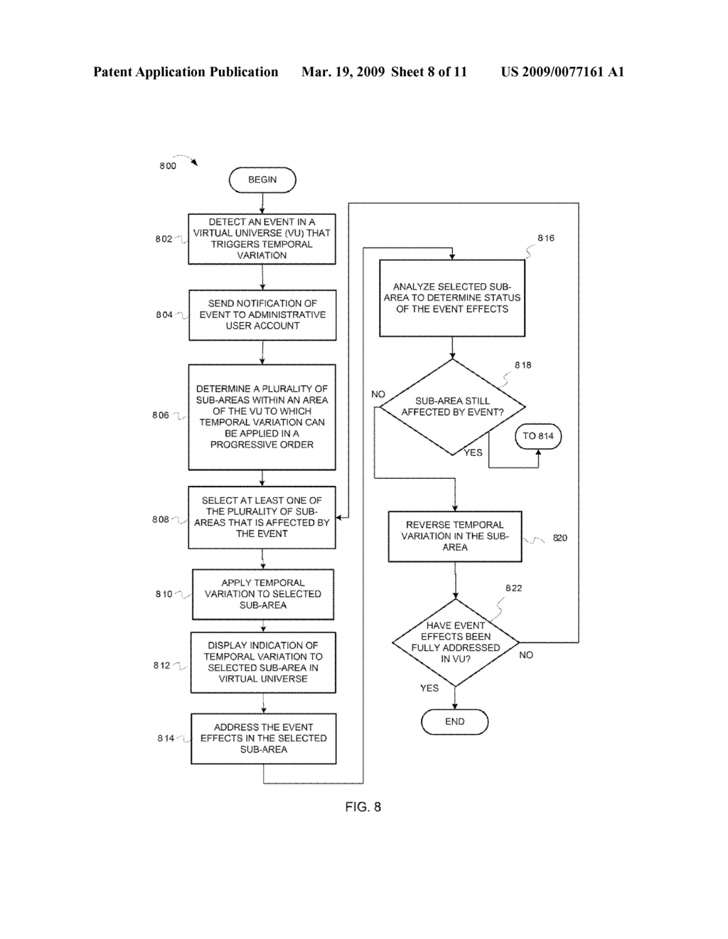 MODIFYING TIME PROGRESSION RATES IN A VIRTUAL UNIVERSE - diagram, schematic, and image 09