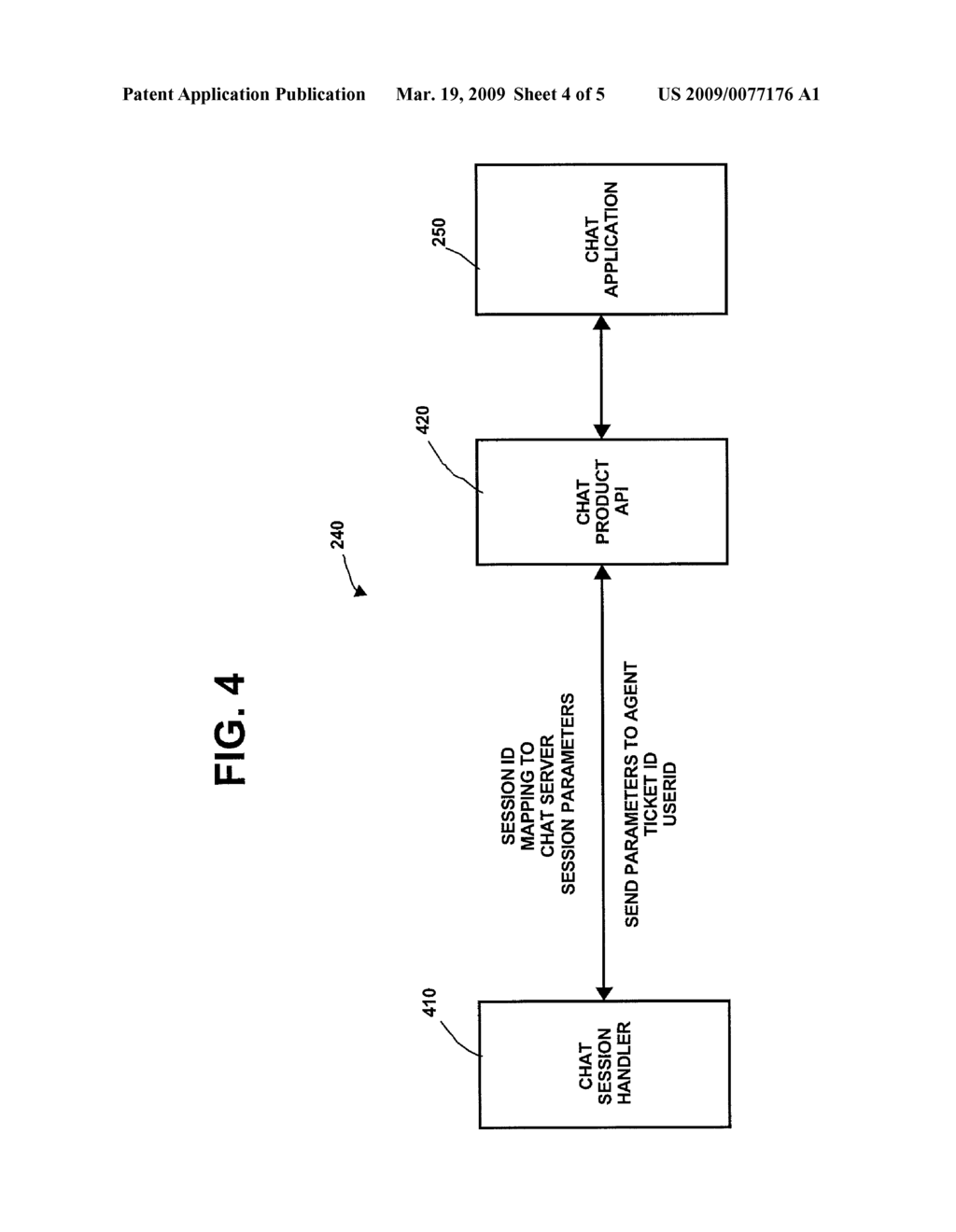 Method, Apparatus and Computer Program Product Implementing a Chat Application Proxy and a Chat Application Wrapper in a Chat System - diagram, schematic, and image 05
