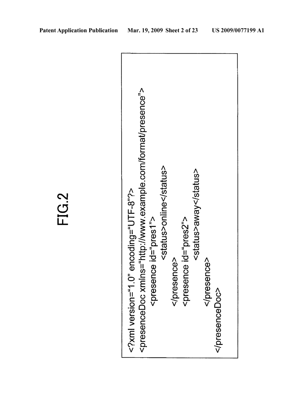 PRESENCE INFORMATION PROCESSING SYSTEM, INFORMATION PROCESSING APPARATUS, AND PRESENCE DOCUMENT SCHEMA MANAGING SERVER - diagram, schematic, and image 03