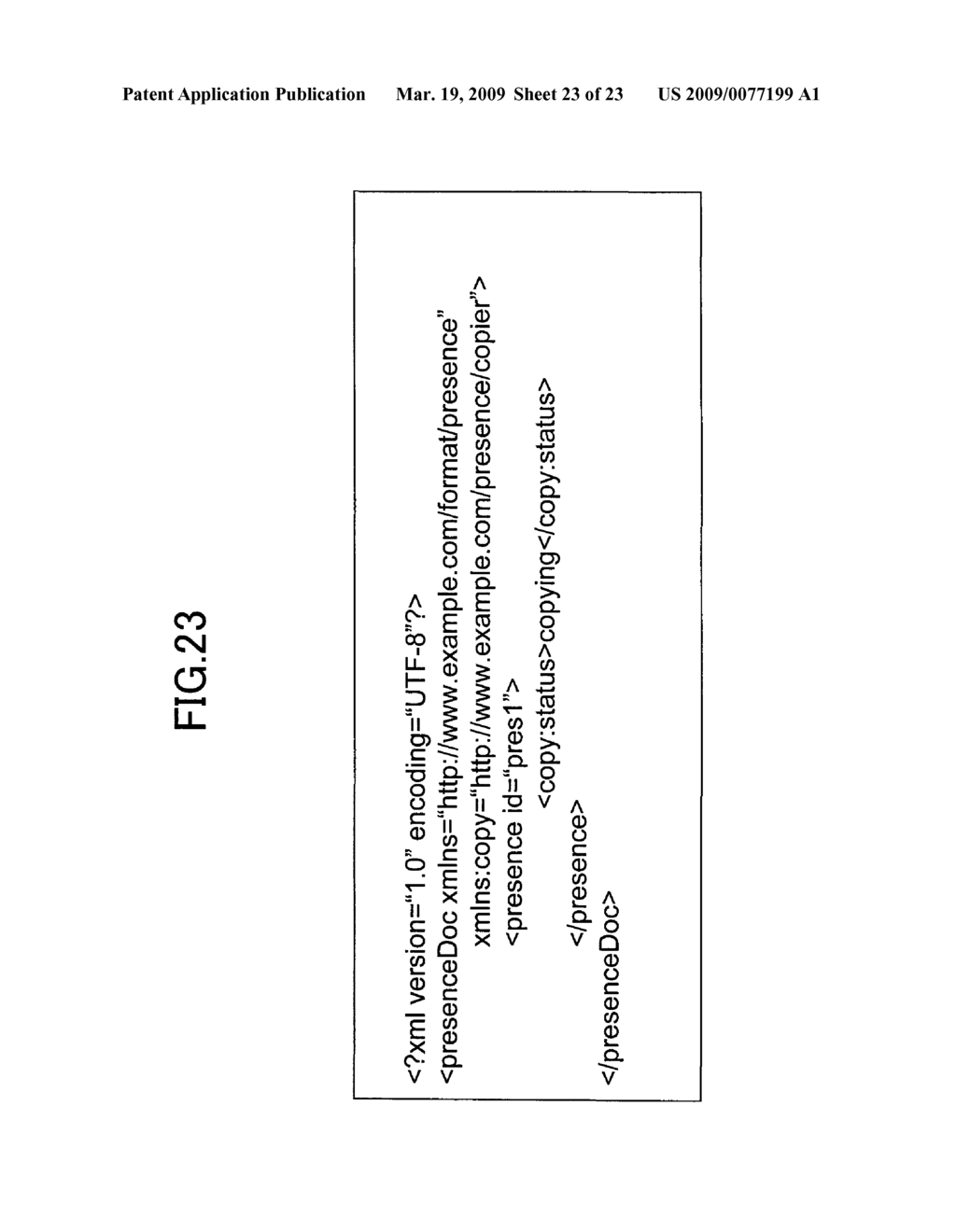 PRESENCE INFORMATION PROCESSING SYSTEM, INFORMATION PROCESSING APPARATUS, AND PRESENCE DOCUMENT SCHEMA MANAGING SERVER - diagram, schematic, and image 24