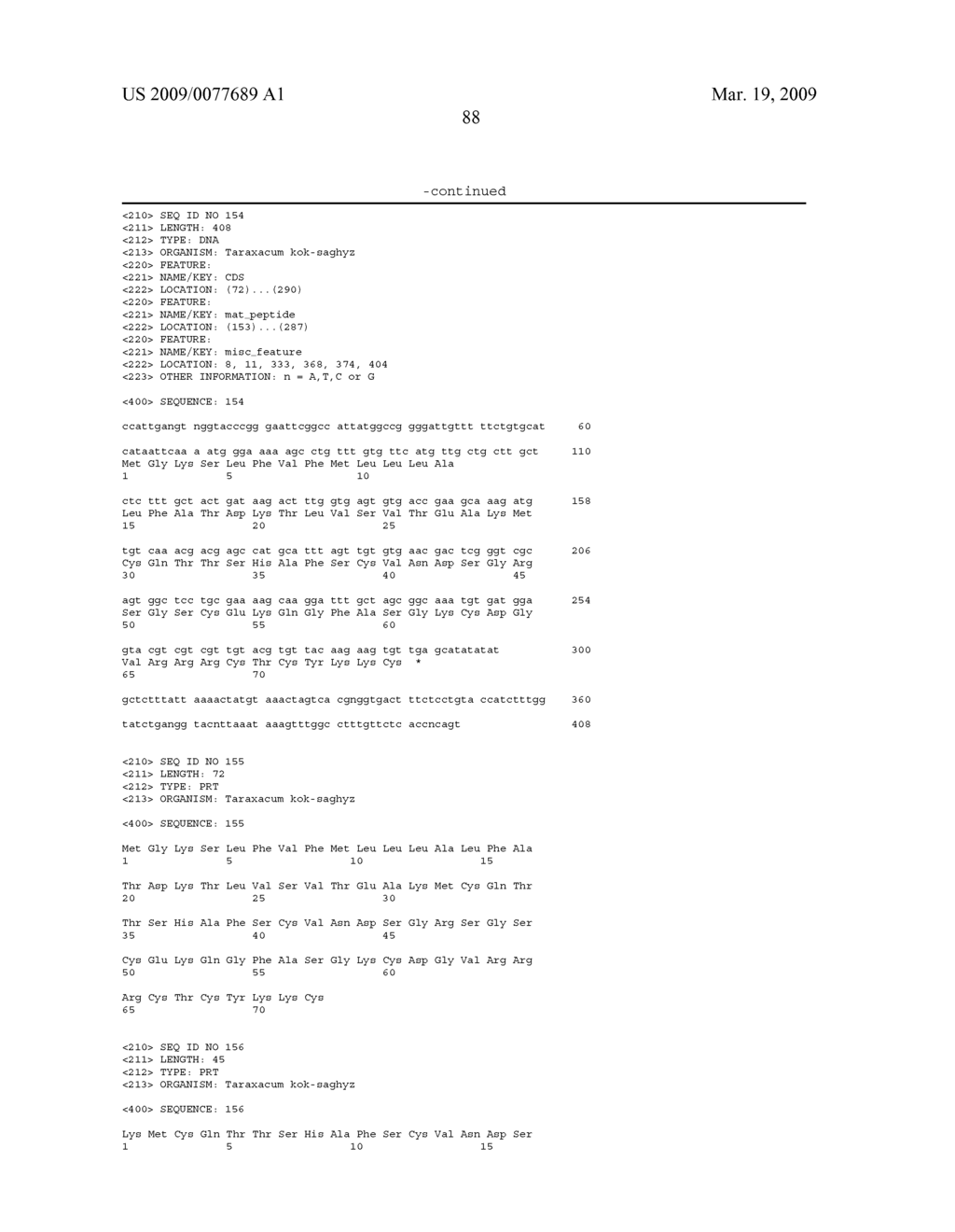 DEFENSIN POLYNUCLEOTIDES AND METHODS OF USE - diagram, schematic, and image 90