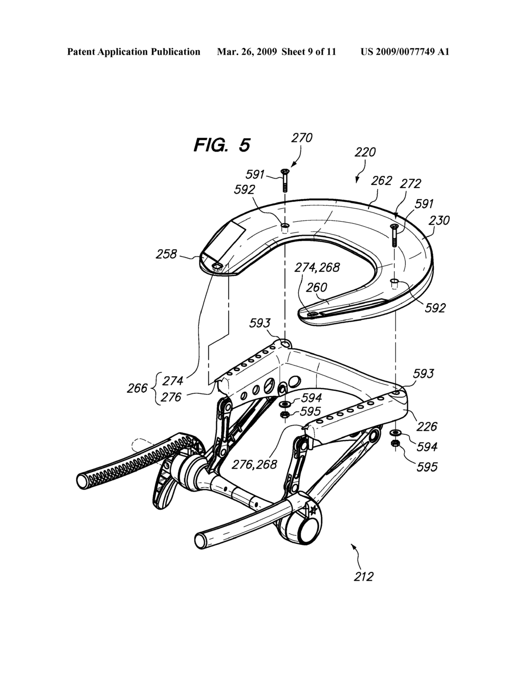 HEADREST ASSEMBLY FOR A MASSAGE DEVICE - diagram, schematic, and image 10