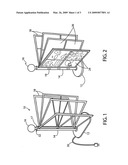 Lighted picture frame stand diagram and image