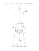 Bobber and sinker for fishing diagram and image