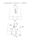 Bobber and sinker for fishing diagram and image