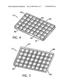 Expandable plant growing frame tray and pots diagram and image