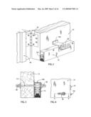 Automatic door bottom with release mechanism diagram and image