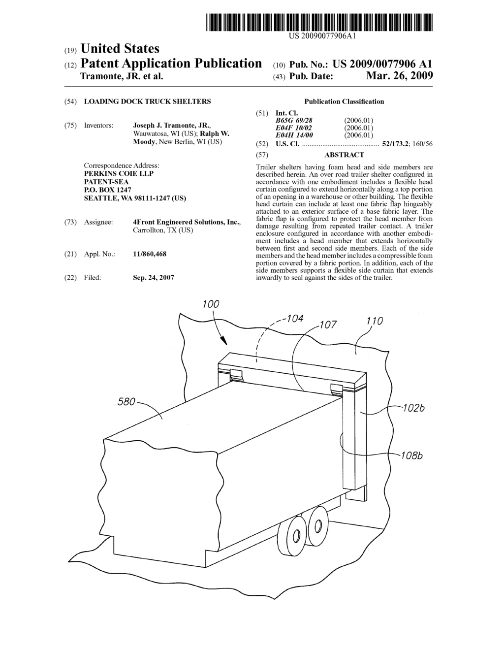 LOADING DOCK TRUCK SHELTERS - diagram, schematic, and image 01