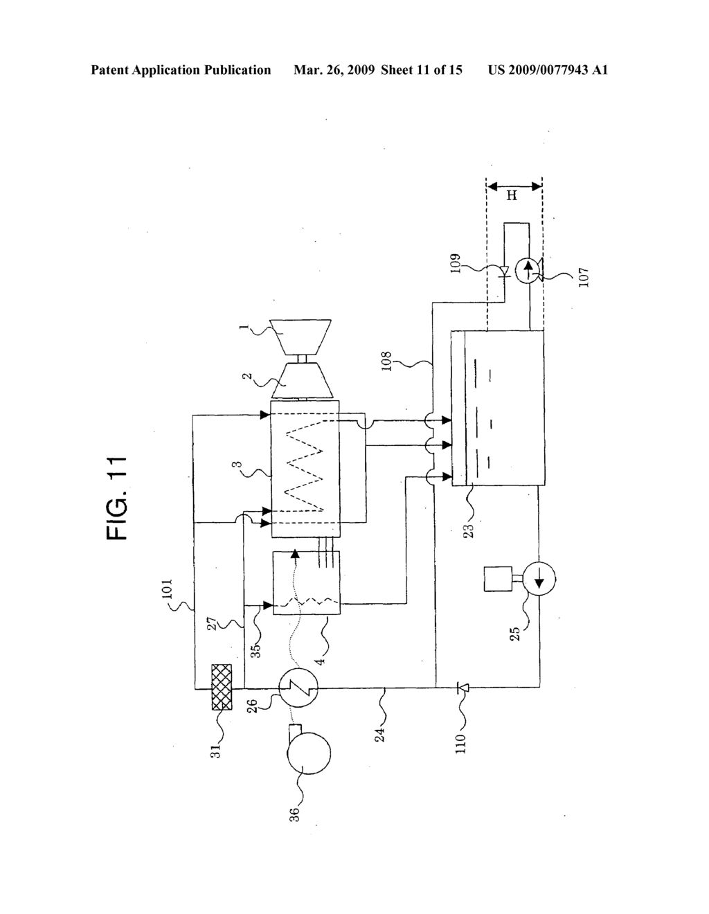 Gas turbine power plant - diagram, schematic, and image 12