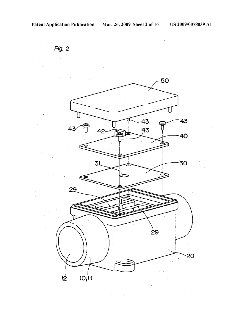 FLOW RATE MEASURING DEVICE - diagram, schematic, and image 03