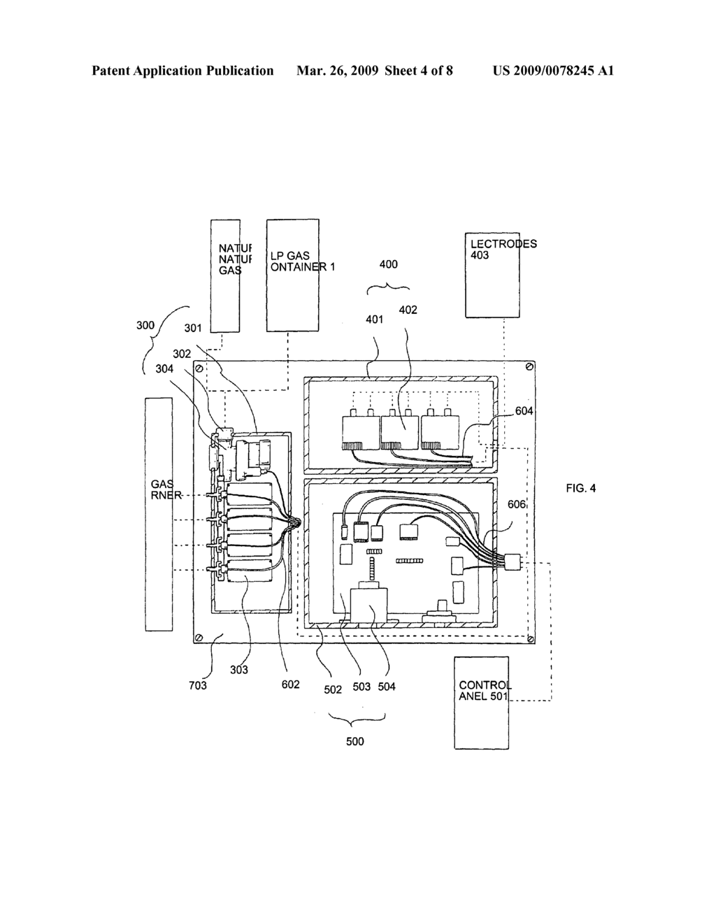 Gas grill apparatus with integrated modules - diagram, schematic, and image 05