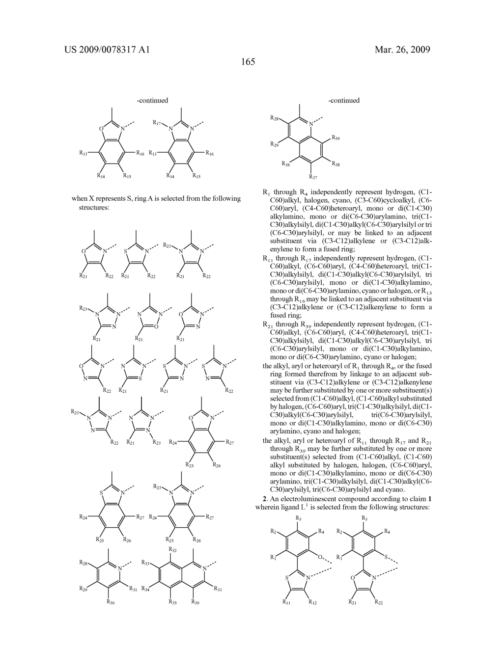 Organometalic compounds for electroluminescence and organic electroluminescent device using the same - diagram, schematic, and image 167