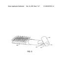 Electrical cord straightening device diagram and image