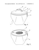 Device for filling of a container of collapsible type diagram and image