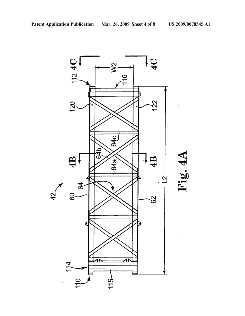 Braced telescoping support strut and system - diagram, schematic, and image 05