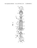 MULTI-POSITION PUSHBUTTON WITH INTEGRAL LED AND ACTUATOR diagram and image