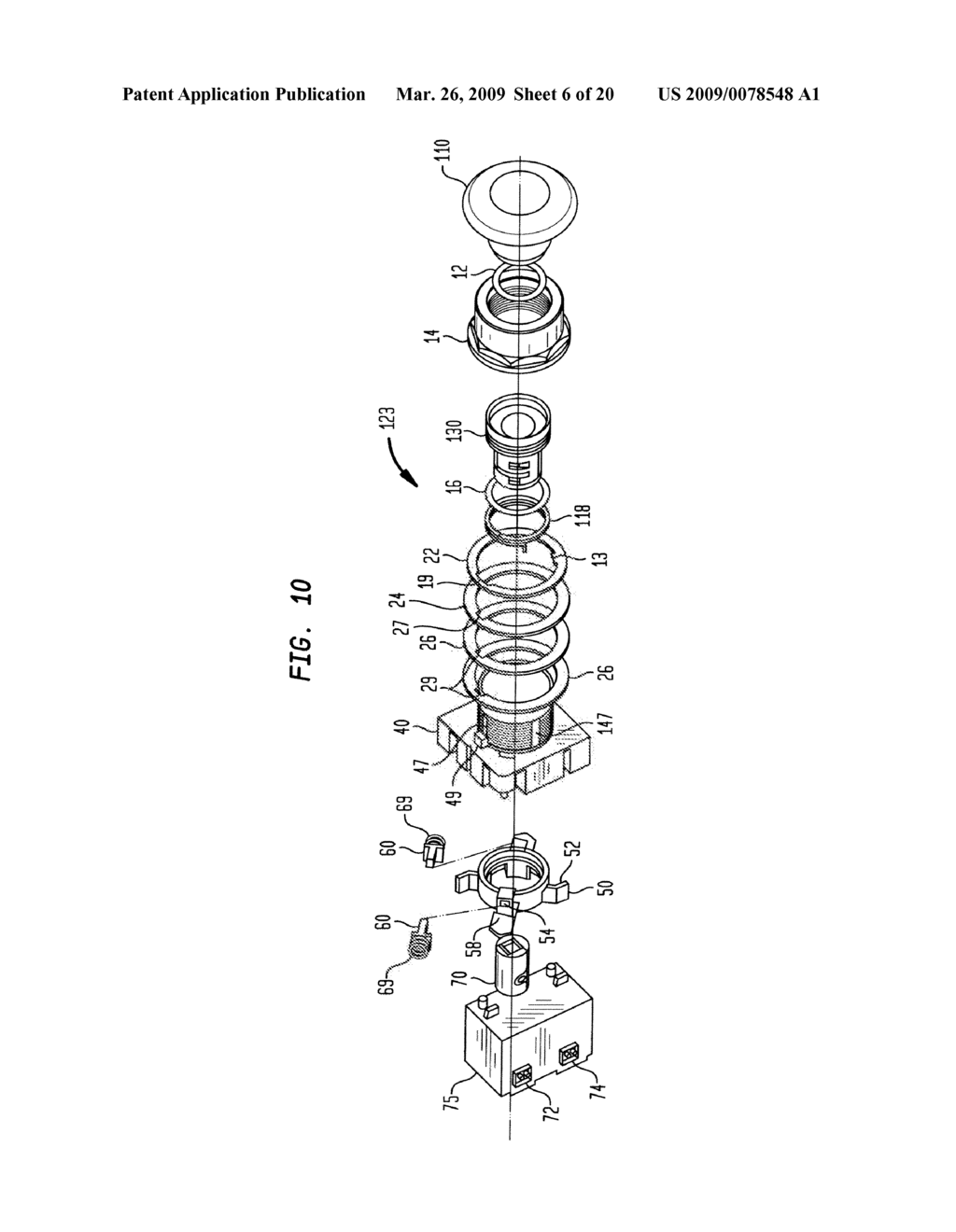 MULTI-POSITION PUSHBUTTON WITH INTEGRAL LED AND ACTUATOR - diagram, schematic, and image 07