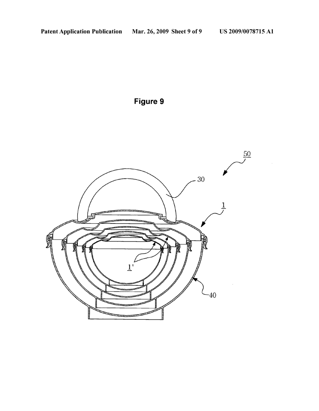 Lid for airtight container - diagram, schematic, and image 10