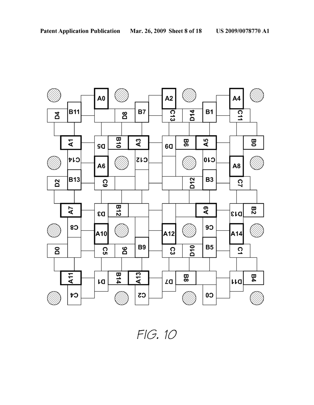 METHOD OF IMAGING CODING PATTERN AND IDENTIFYING CELL TRANSLATIONS FROM DIFFERENT ORIENTATIONS - diagram, schematic, and image 09