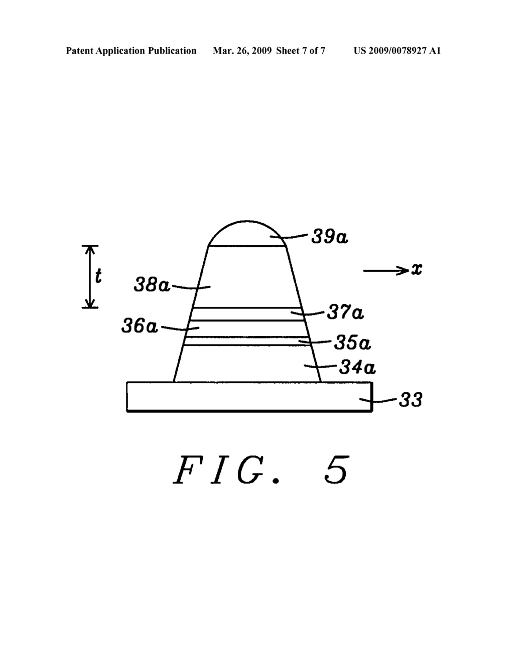 Composite hard mask for the etching of nanometer size magnetic multilayer based device - diagram, schematic, and image 08