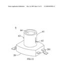 Package structure with replaceable element for light emitting diode diagram and image