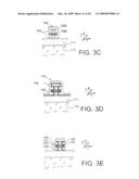 METHOD FOR MAKING A TRANSISTOR WITH SELF-ALIGNED DOUBLE GATES BY REDUCING GATE PATTERNS diagram and image