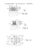 METHOD FOR MAKING A TRANSISTOR WITH SELF-ALIGNED DOUBLE GATES BY REDUCING GATE PATTERNS diagram and image