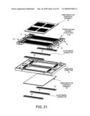 Semiconductor substrate elastomeric stack diagram and image