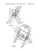 STRUCTURE OF CHAIR CAPABLE OF BEING STACKED VERTICALLY AND HORIZONTALLY diagram and image