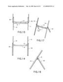 STRUCTURE OF CHAIR CAPABLE OF BEING STACKED VERTICALLY AND HORIZONTALLY diagram and image