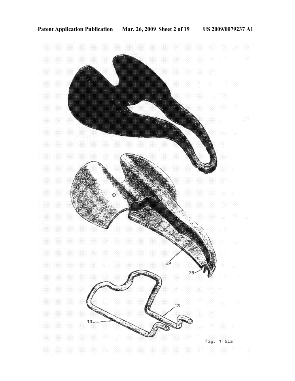 Bicycle Saddle - diagram, schematic, and image 03