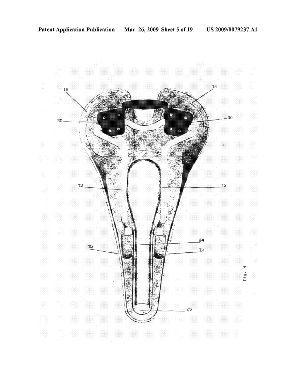 Bicycle Saddle - diagram, schematic, and image 06