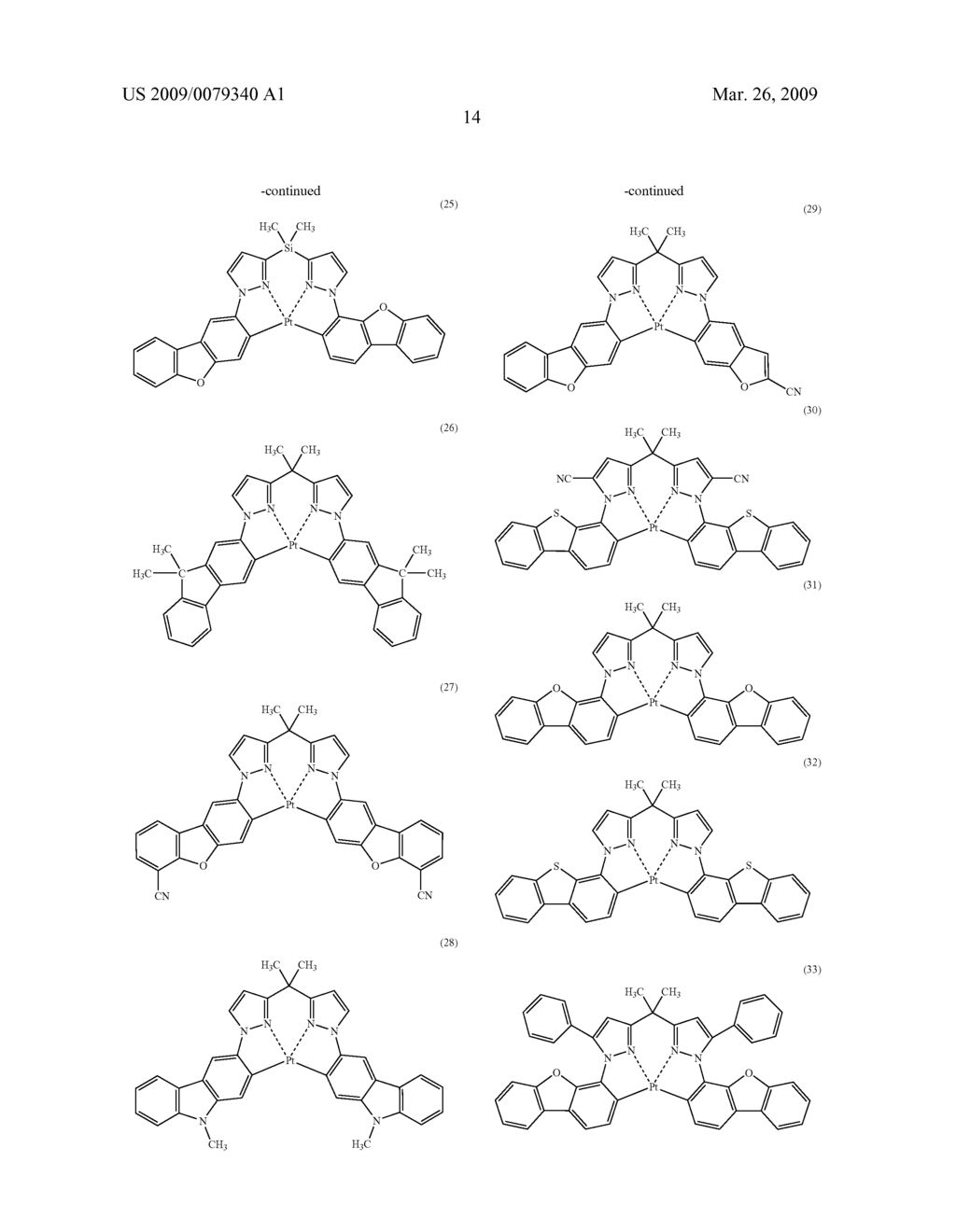 ORGANIC ELECTROLUMINESCENCE DEVICE - diagram, schematic, and image 15