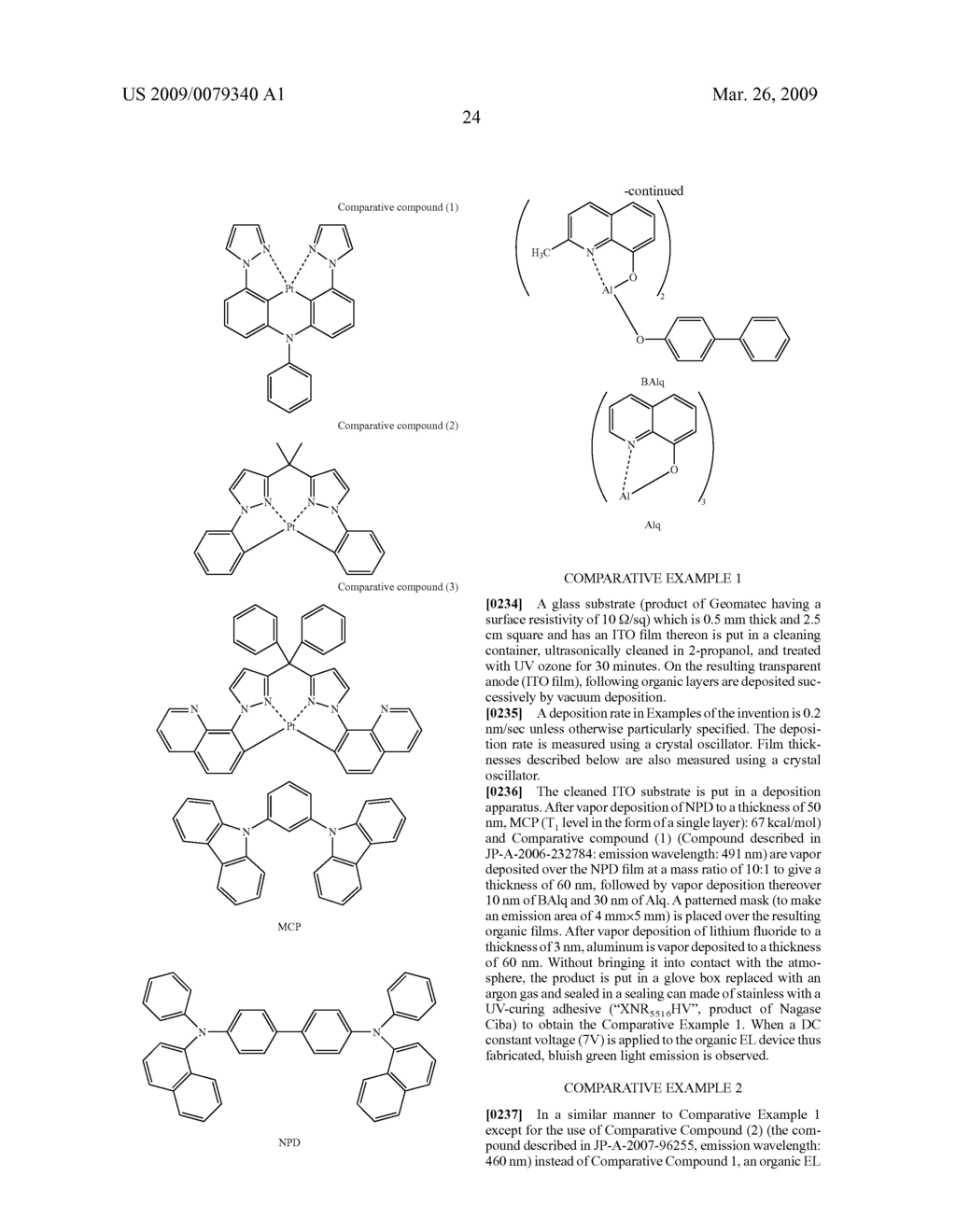 ORGANIC ELECTROLUMINESCENCE DEVICE - diagram, schematic, and image 25