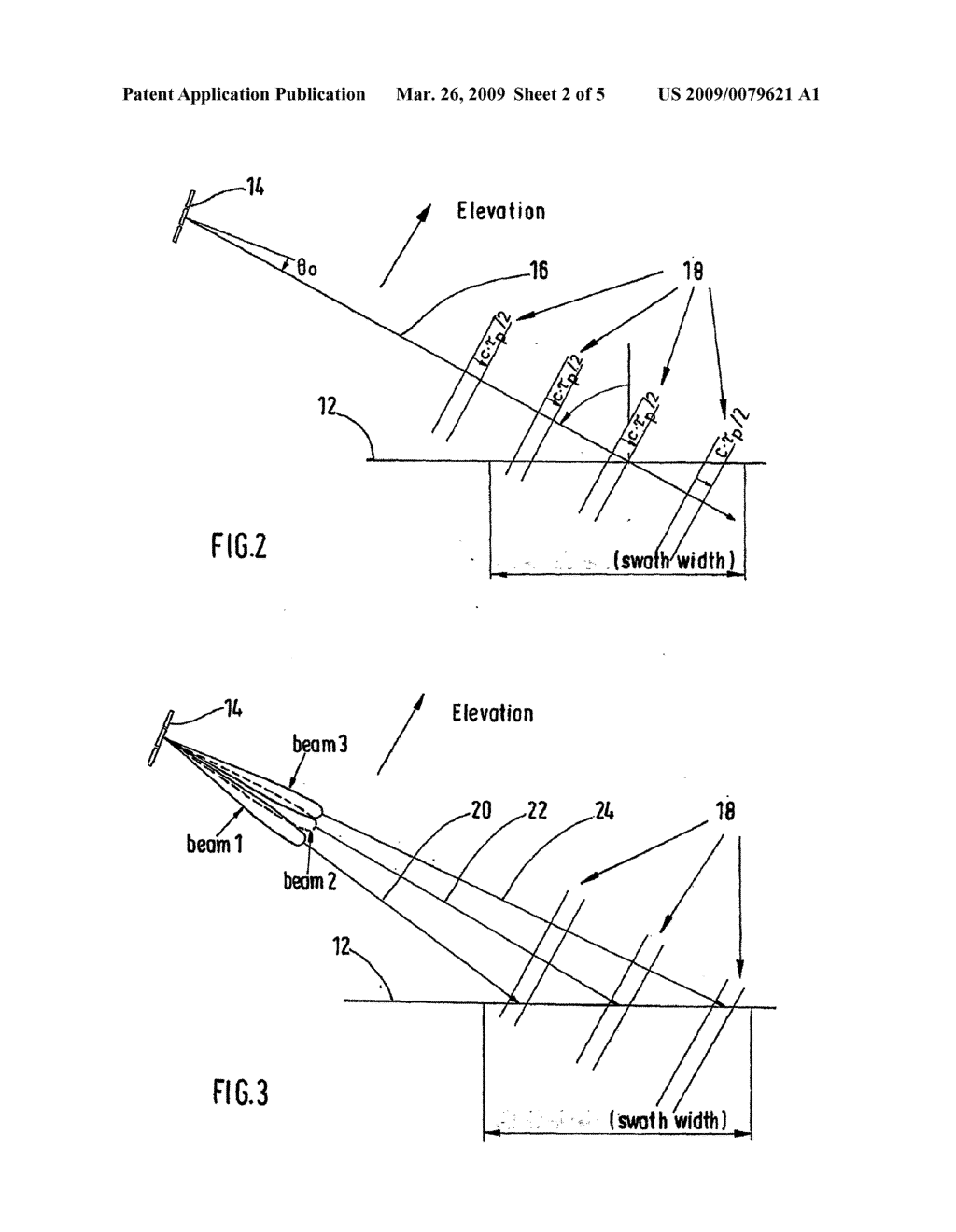 HIGH-RESOLUTION SYNTHETIC APERTURE RADAR DEVICE AND ANTENNA FOR ONE SUCH RADAR - diagram, schematic, and image 03