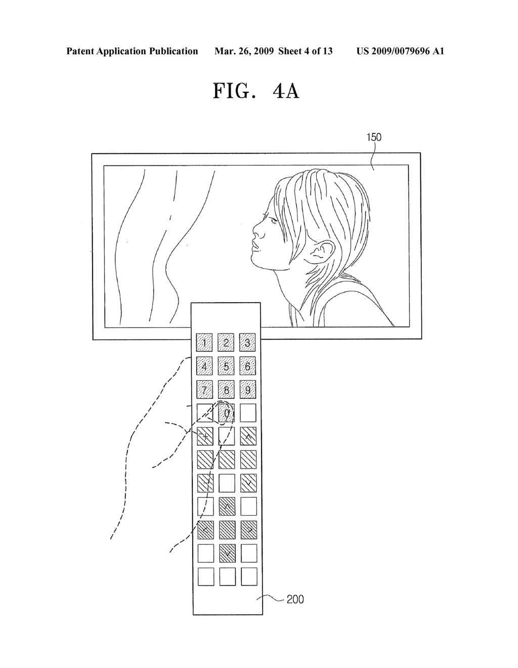 METHOD FOR INPUTTING USER COMMAND AND VIDEO APPARATUS AND INPUT APPARATUS EMPLOYING THE SAME - diagram, schematic, and image 05