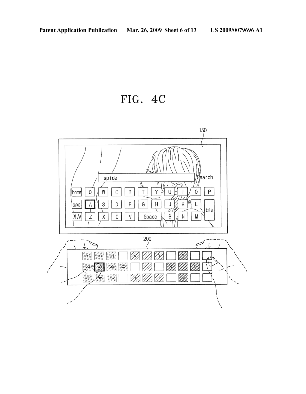 METHOD FOR INPUTTING USER COMMAND AND VIDEO APPARATUS AND INPUT APPARATUS EMPLOYING THE SAME - diagram, schematic, and image 07