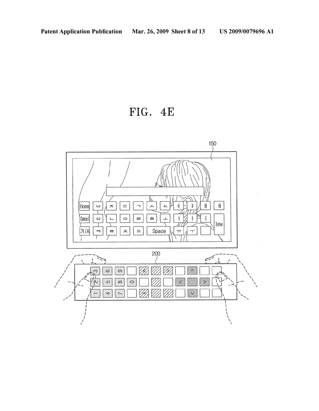 METHOD FOR INPUTTING USER COMMAND AND VIDEO APPARATUS AND INPUT APPARATUS EMPLOYING THE SAME - diagram, schematic, and image 09